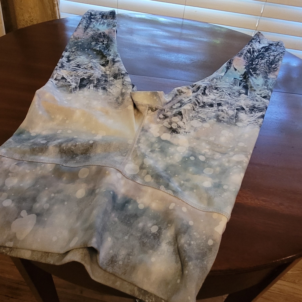 Evolution and Creation Leggings (Wintery Forest Pattern)